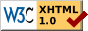 XHTML 1.0 Strict valide